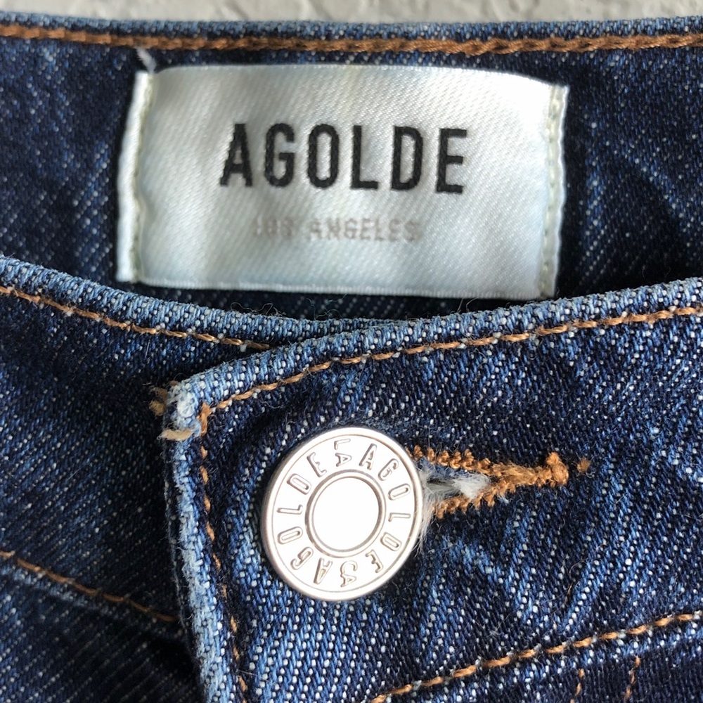 Agolde Ren Jeans High Rise Wide Leg A200B-1554 Comfort Stretch - Picture 10 of 16
